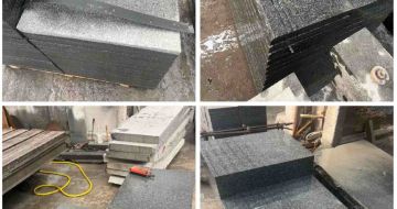 昆明 芝麻黑地铺石材