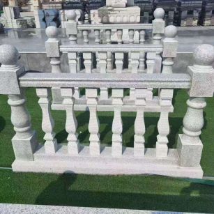 昆明 别墅石材栏杆特写