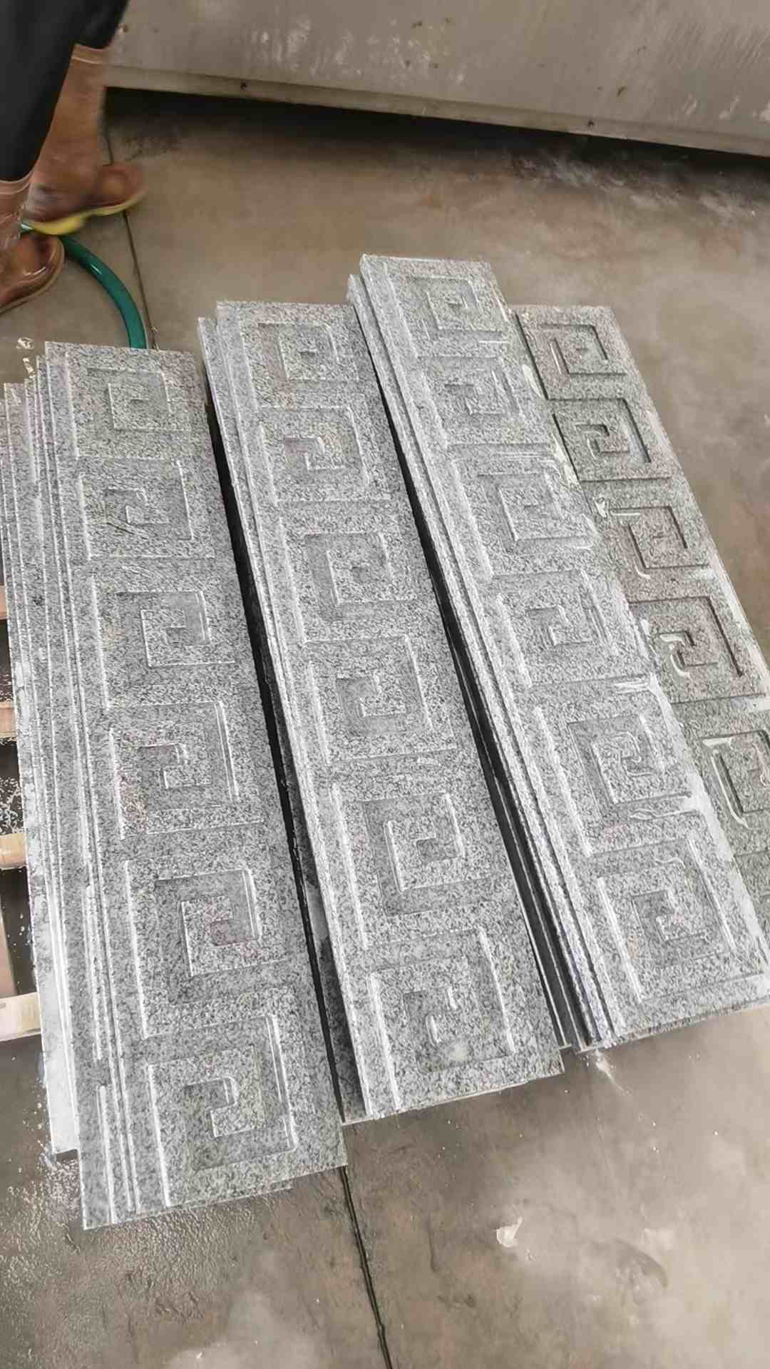 昆明 别墅回纹线条，雕刻