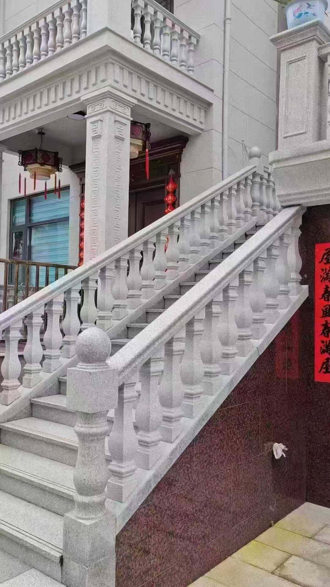 昆明 天然石材 阳台庭院护栏、栏杆