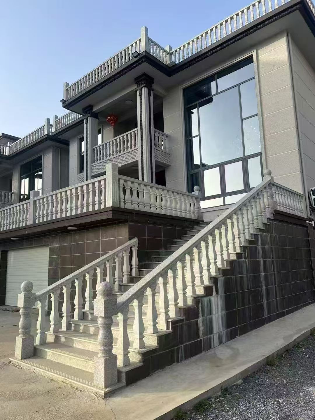 昆明 芝麻白别墅阳台栏杆，楼梯栏杆