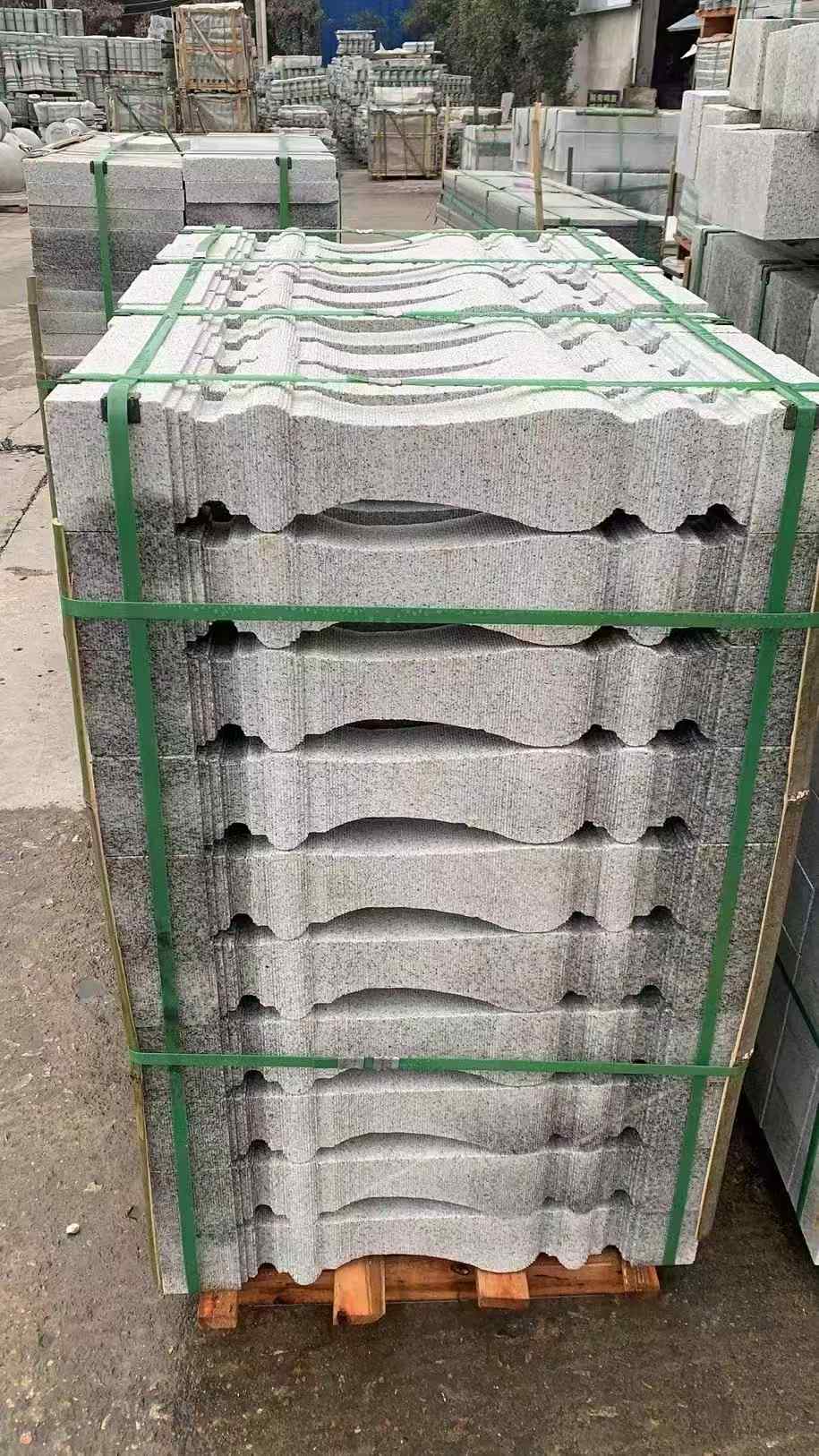 昆明 芝麻白方形拉丝面，栏杆花瓶柱