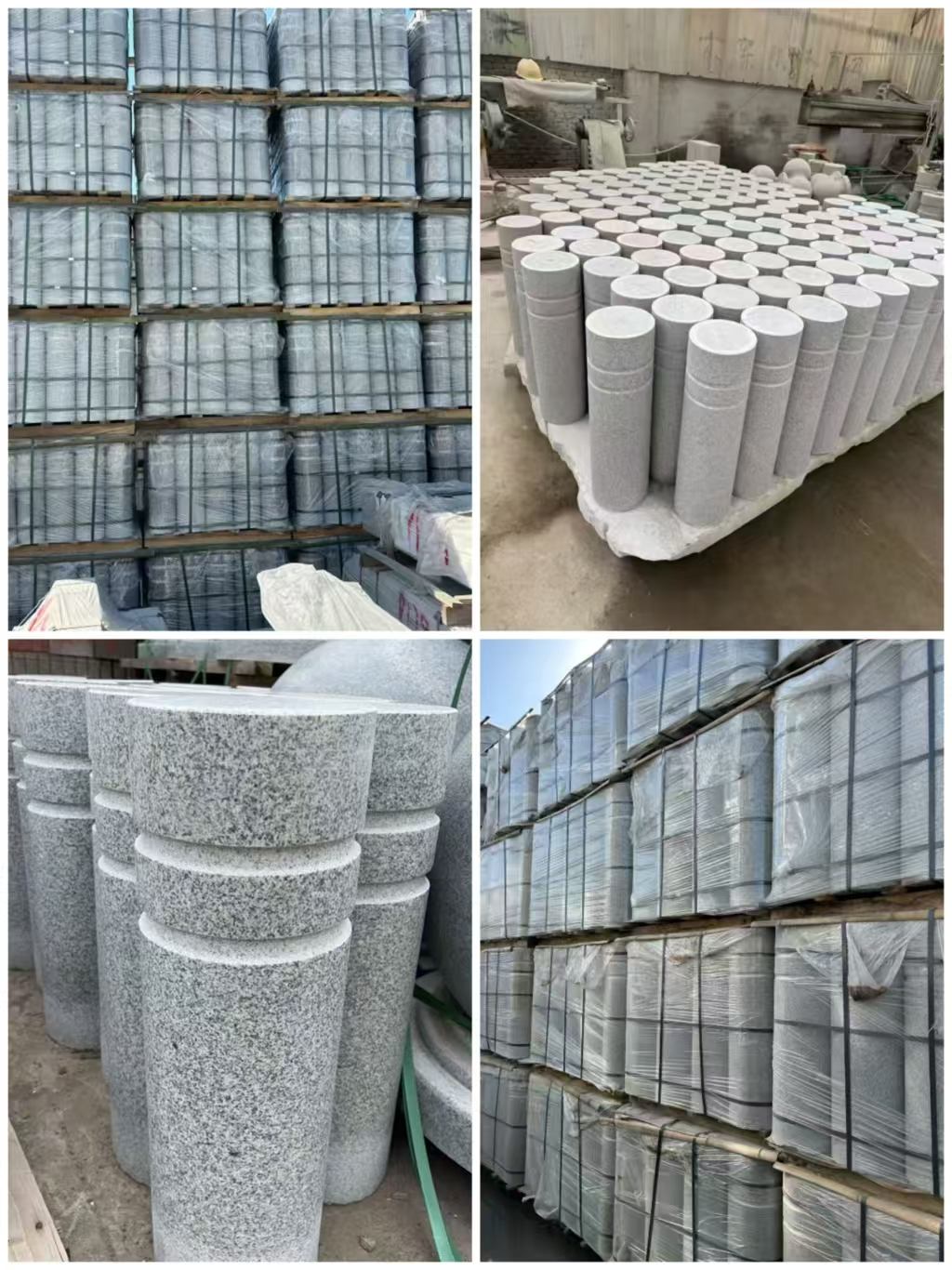 昆明 芝麻白花岗岩挡车柱、隔离柱多少钱